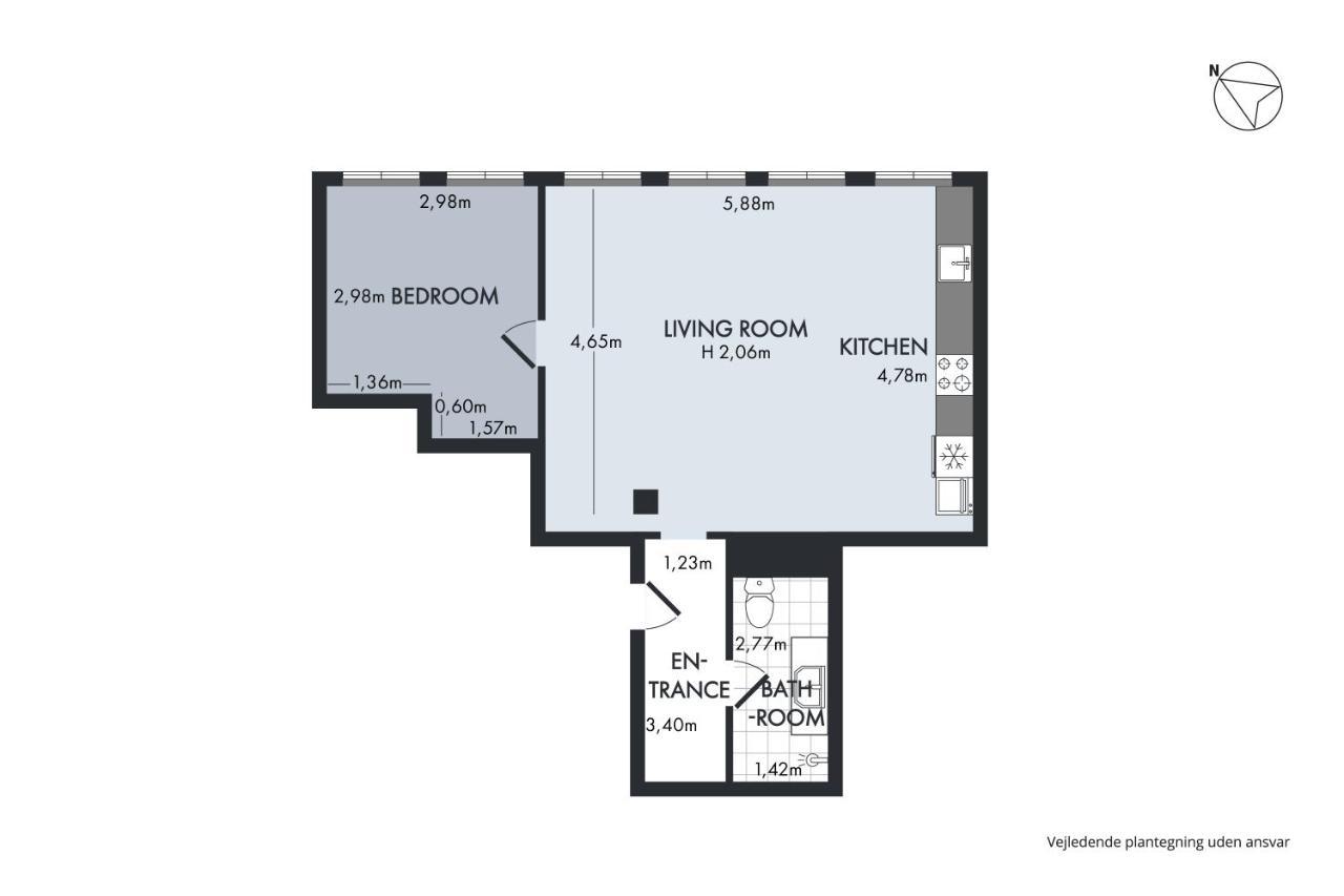 Sanders Regent - Endearing One-Bedroom Apartment Near Central Square København Eksteriør billede
